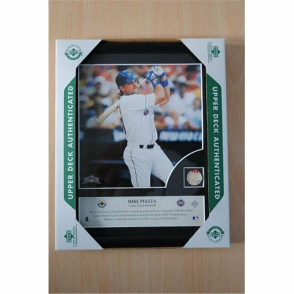 Bookazine New York Mets Mike Piazza Game Used Baseball Plaque 8287026659